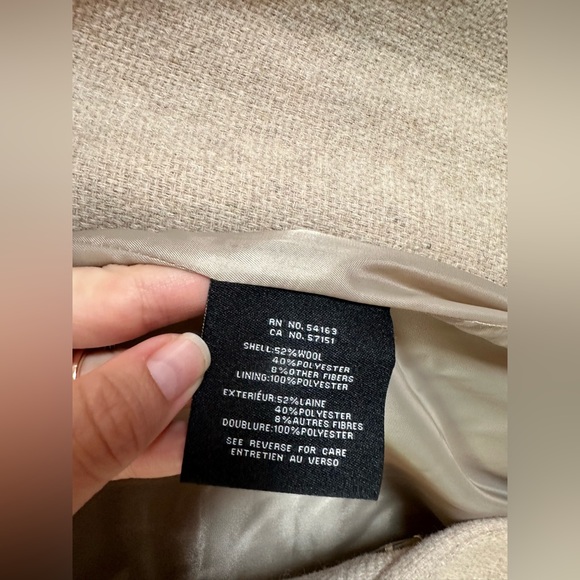 SOLD - Cole Hawn Signature wool coat - Picture 3 of 4